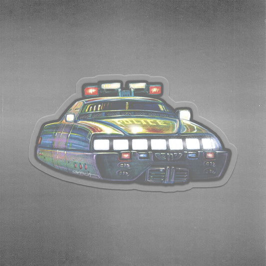 POLICE CAR Sticker