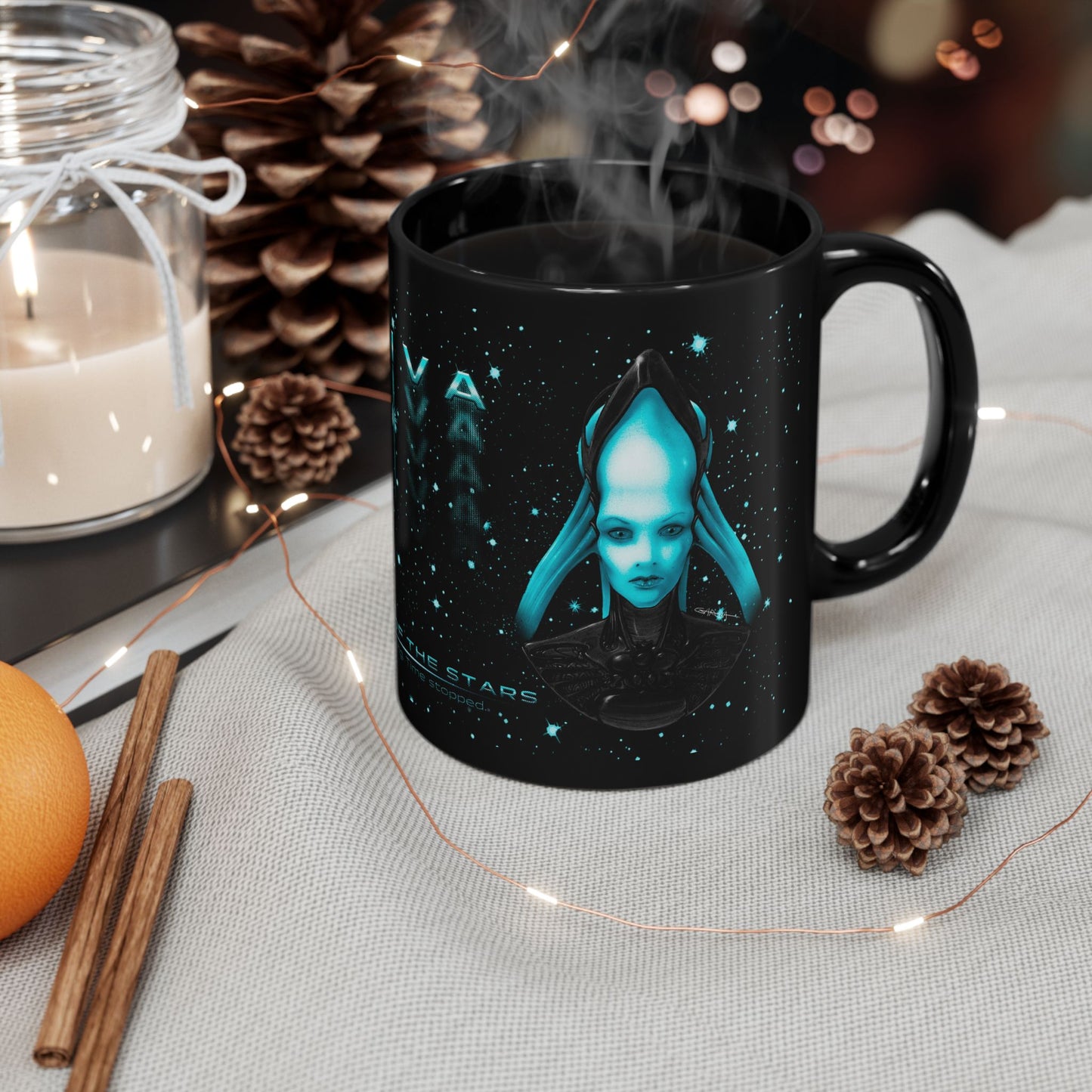 THE DIVA Mug - 11oz & 15oz - Black