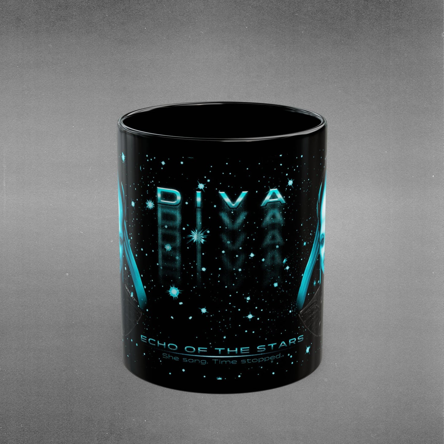 THE DIVA Mug - 11oz & 15oz - Black