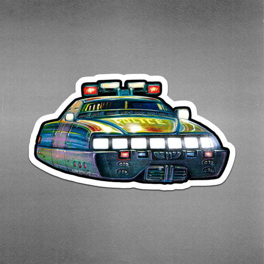 POLICE CAR Sticker