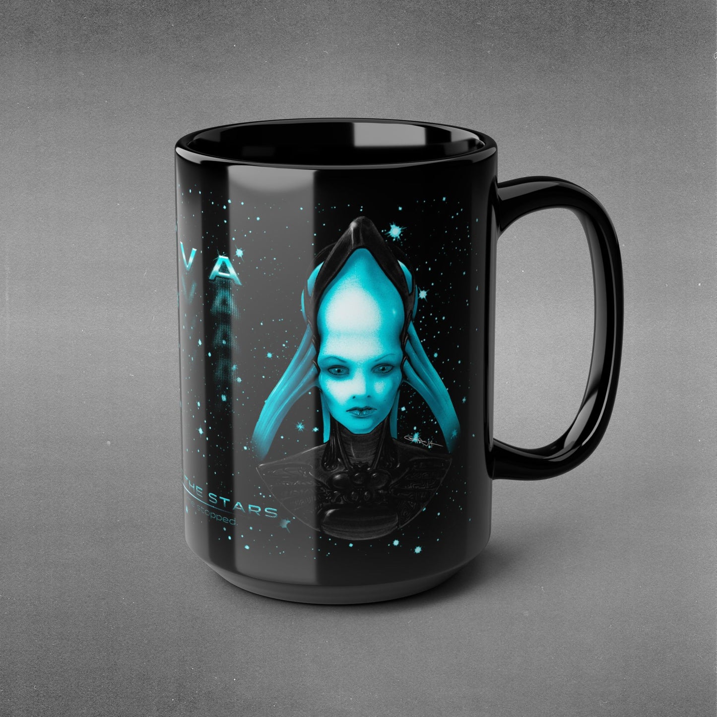 THE DIVA Mug - 11oz & 15oz - Black