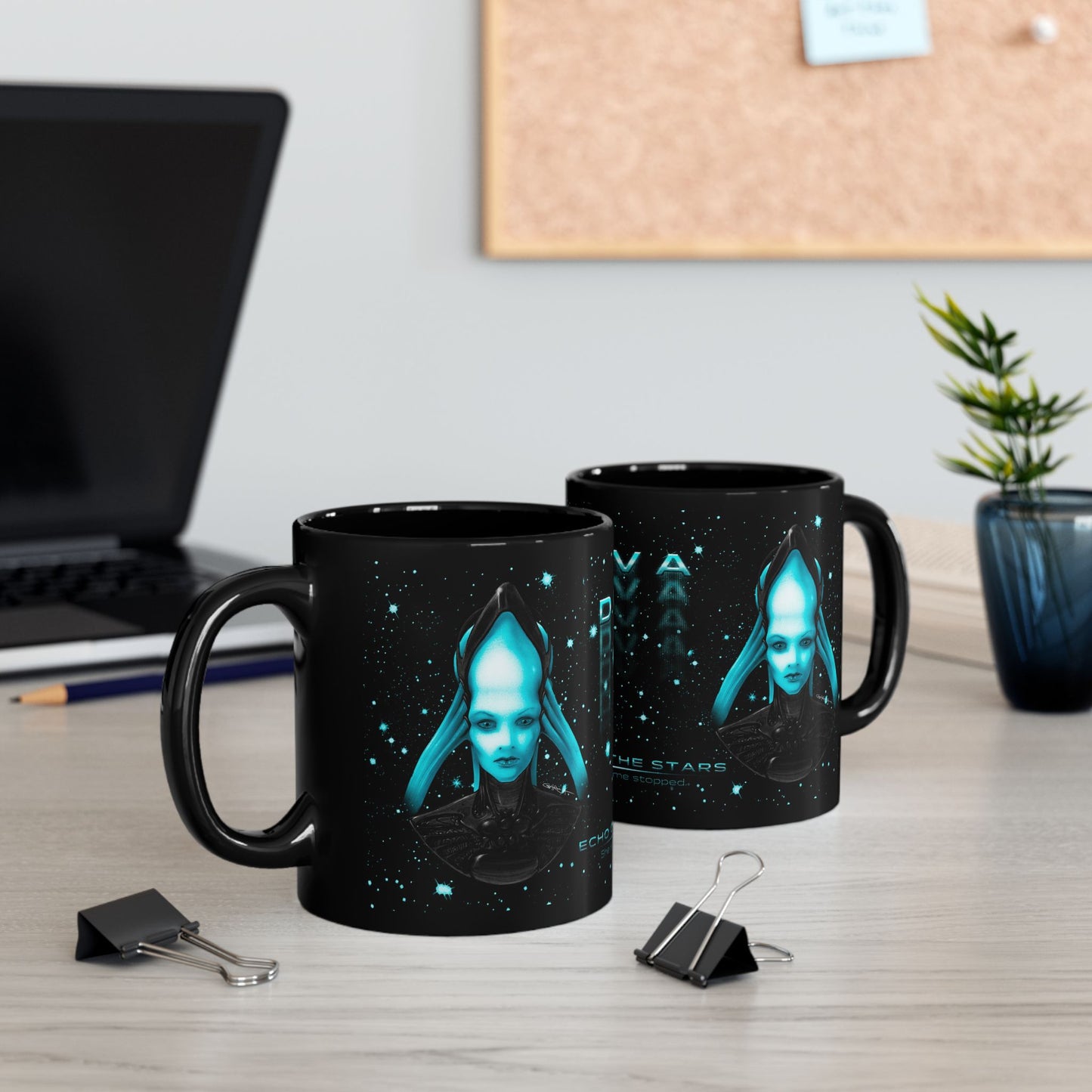 THE DIVA Mug - 11oz & 15oz - Black