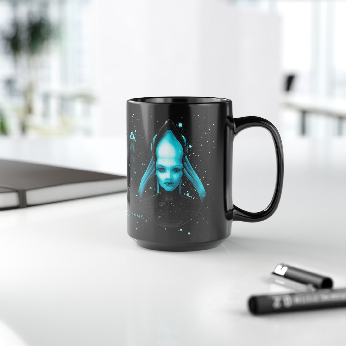 THE DIVA Mug - 11oz & 15oz - Black
